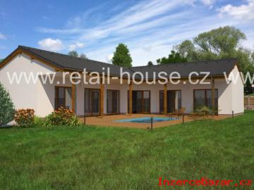 Vstavba bungalovu Atrium 4, 4+kk, 110 m