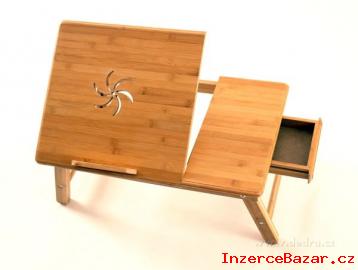 Bambusov stolek pod notebook-nov