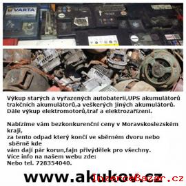Vkup elektromotor a akumultor Ostrav