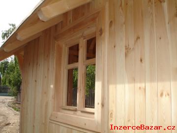 Dřevěný zahradní domek - chata. 