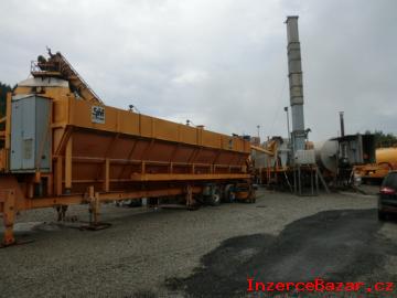 Mobile asphalt plant Ammann MEC 160. 