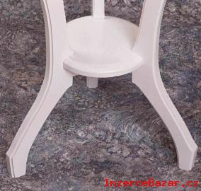 Kulat stolek ROXY z borovice-Glamour gl