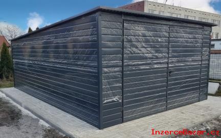 PLECHOV GAR 4 x 6 m TRENDY RAL7016