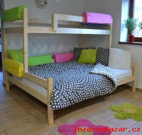 Patrov postel s rozenm lkem 160x2