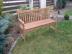 Dřevěná stylová lavice na zahradu